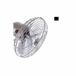 13-in Fan Blade Set w/Safety Cage, 3-Metal Blades, Black Nickel (Motor Not Included)