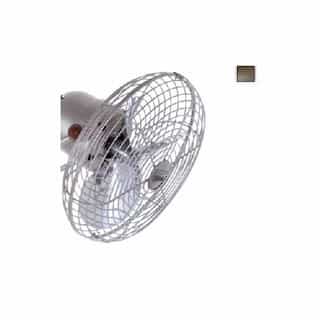13-in Fan Blade Set w/Safety Cage, 3-Metal Blades, Bronze (Motor Not Included)