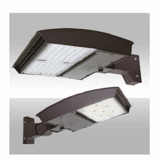 75W LED Area Light w/Straight Arm, Type 4W, 120V-277V, Selectable CCT