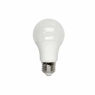 8W LED A19 Bulb, Dimmable, E26, 800 lm, 120V, 2700K, Bulk