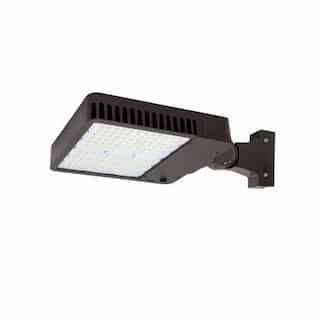 310W LED Slim Area Light w/ Flex Arm, T3, 277V-480V, CCT Selectable