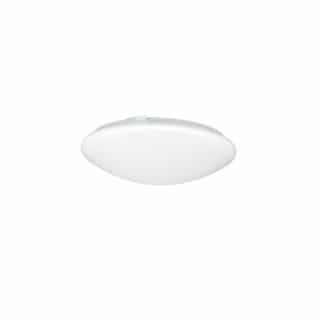 13-in 17W LED Flush Mount Ceiling Fixture, Dimmable, 1440 lm, 120V, 2700K, White