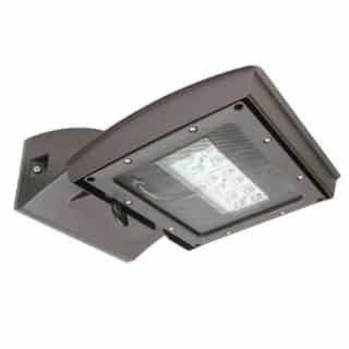MaxLite 28W LED Shoebox Area Light Fixture, Type IV, 0-10V Dim, 175W MH Retrofit, 3200 lm, 4000K