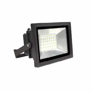 40W Small LED Flood Light, 150W MH, 4460 lm, 120V-277V, 5000K, Bronze