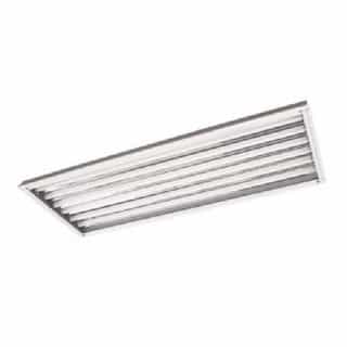 LED Linear High Bay Fixture, Single-End,  6-Lamps (T8 Tube Sold Seperately)