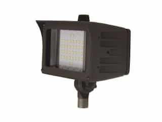 MaxLite 20W LED Flood Light S, 1/2-in Knuckle, Surge, 120V-277V, 4000K
