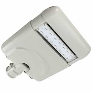 122 Watt 5000K LED Roadway and Area Light Type 1 with Adjustable Slip fitter, Gray