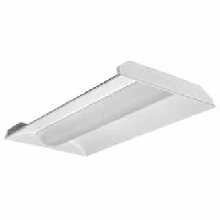 2X4 42W ArcMAX LED Troffer w/ Battery Backup, 4300 lm, Dimmable, Single Lens, 3500K