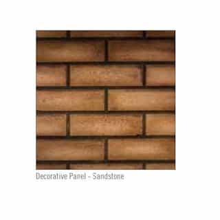 42-in Decorative Panel for Ascent X Fireplace, Sandstone