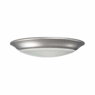 Nuvo 7-in 12W LED Disk Light, Dimmable, 120V, 5000K, Brushed Nickel, Bulk
