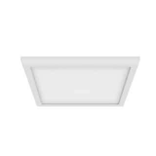 Nuvo 9-in 13W Square Blink Pro LED Fixture, 1300 lm, 120/277V, 4000K, White