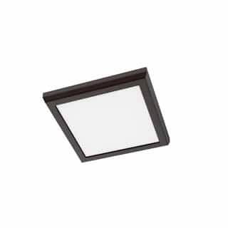 Nuvo 7-in 10W Square Blink Performer Fixture, 980 lm, 120V, 5-CCT, Bronze