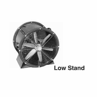 Qmark Heater 24in Direct Drive Cooling Fan w/Explosion-Proof Motor, Low Stand, 1/4 HP, 5200CFM