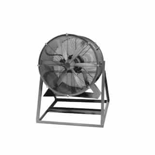 24in Direct Drive Cooling Fan w/ Explosion-Proof Motor, Medium Stand, 1 Ph, 1 HP, 7400CFM