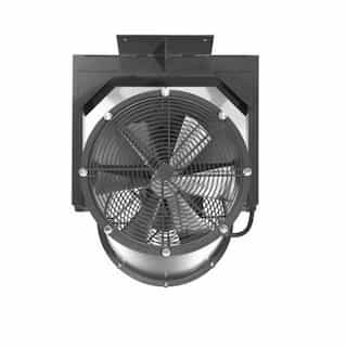 Qmark Heater 30in Permanent Mount Fan, 2-Way Swivel, 3/4 HP, 1 Ph, 9000CFM