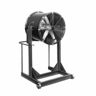 Qmark Heater 30in Direct-Drive Cooling Fan, High Stand, 1.5 HP, 1 Ph, 11000CFM
