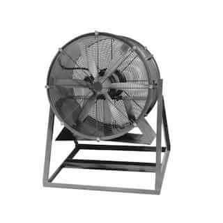 Qmark Heater 36in Direct-Drive Cooling Fan w/Explosion-Proof Motor, Med. Stand, 1.5 HP, 3 Ph, 14850CFM