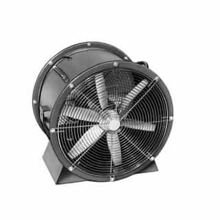 Qmark Heater 42in Direct-Drive Cooling Fan w/Explosion-Proof Motor, Low Stand, 2 HP, 3 Ph, 19500CFM