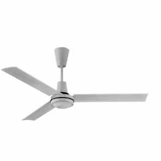 Qmark Heater 60-in 129.8W Hazardous Rated Ceiling Fan, Up to 5000 Sq Ft, 120V, White