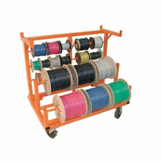 Rack-A-Tiers 28-in Wide Cable Cart, Standard, Vertical Rack, 1000 lb  Capacity (Rack-A-Tiers CC2000)