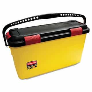 Rubbermaid 35 qt. WaveBrake Yellow Mopping Bucket and Wringer