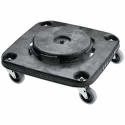 Brute Black Square Dolly for 28, 40 &amp; 50 Gal Containers