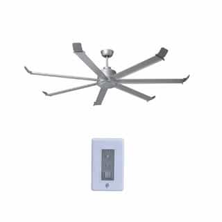 Royal Pacific 70-in 40W Arctic II Ceiling Fan, 7-Pewter Blades, Brushed Pewter
