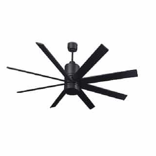 68-in Arctic II 8-Blade Ceiling Fan, Variable Speed, Wall Console, MB