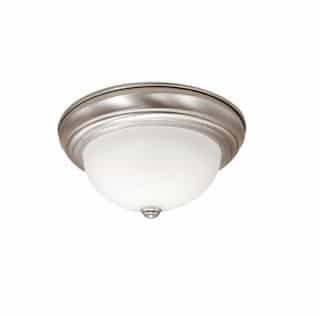 Royal Pacific 11-in 15W LED Dome Ceiling Mount, 1126 lm, 120V, 3000K, Nickel