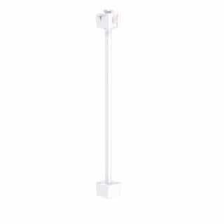18-in Extension Wand for Track Lighting Track, White