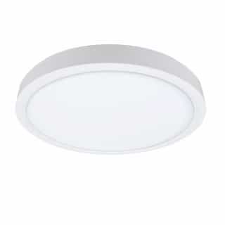 18.5W 9-in LED Slim Round Disk, Dimmable, 90CRI, 3000K, White