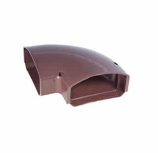 Rectorseal 3-in Cover Guard Lineset Cover Elbow, 90 Degree, Brown