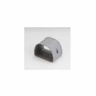 3.5-in Fortress Lineset Cover Coupler, Gray
