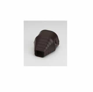 3.5-in Fortress Lineset Cover End Fitting, Brown