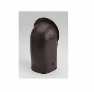 4.5-in Fortress Lineset Cover Wall Inlet, Brown