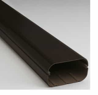 6.5-ft Slimduct Lineset Cover Duct, 5.5-in Diameter, Brown