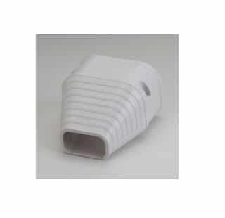 3.75-in Slimduct Lineset Cover End Fitting, White