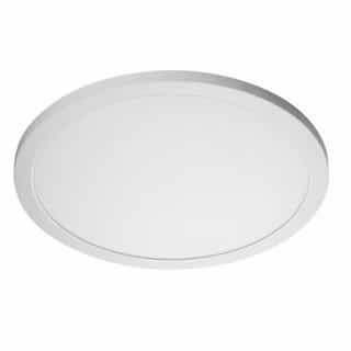 33W Round 24 Inch LED Flush Mount, Dimmable, 4000K, White