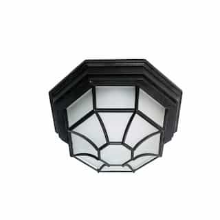 18.5W LED Spider Cage Ceiling Light, Dimmable, 1110 lm, 3000K, Black