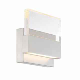 15W LED Ellusion Series Medium Wall Sconce, Dim, 675 lm, 3000K, Polished Nickel