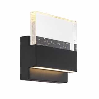 15W LED Ellusion Series Medium Wall Sconce, Dimmable, 675 lm, 3000K, Matte Black