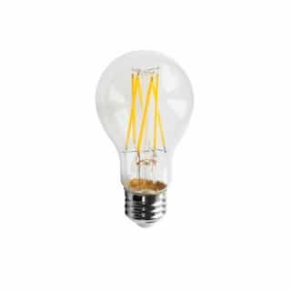 Satco 11W LED A19 Bulb, 75W Inc. Retrofit, Dim, E26, 1100 lm, 120V, 2700K, Clear