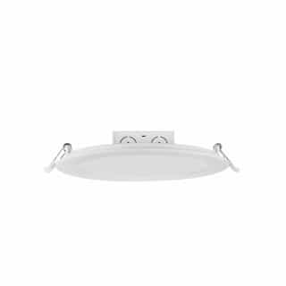 Satco 8-in 18W Direct-Wire LED Downlight, Edge-Lit, Dimmable, 1300 lm, 120V, 5000K, White