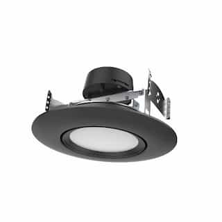 Satco 10.5W LED Retrofit Downlight, Gimbaled, Dimmable, 800 lm, 120V, Black