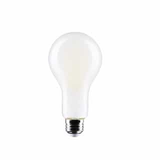 21W LED A23 Bulb, Non-Dimmable, E26, 2900 lm, 120V, 3000K, Frosted