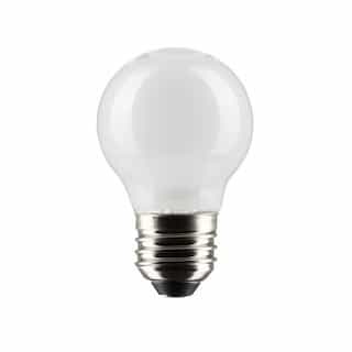 5.5W LED G16.5 Bulb, Dimmable, E26, 500 lm, 120V, 3000K, Frosted