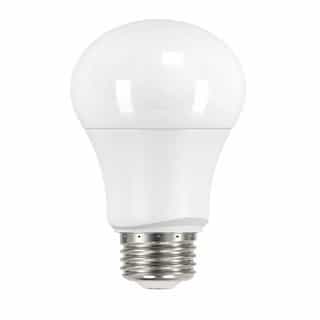 9.5W LED A19 Bulb, E26, 120V, 800 lm, 5000K, Frosted, Bulk