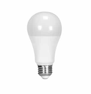 Satco 13 W LED A19 Bulb, 75W Inc. Retrofit, E26, 1100 lm, 120V, 4000K, Frosted White
