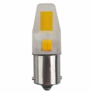 3W LED Lamp w/ BA15S Base, 330 LM, 3000K 