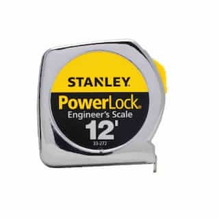 12" X 12' Powerlock-inDecimal Pocket Measuring Tape Rule